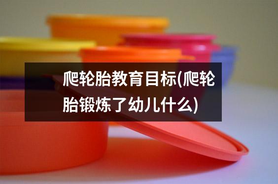 爬轮胎教育目标(爬轮胎锻炼了幼儿什么)