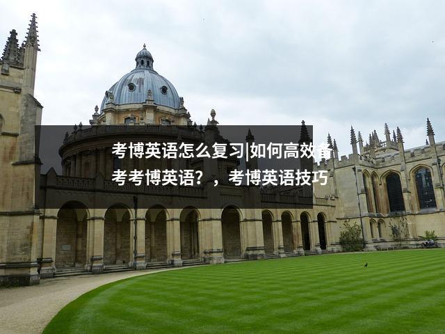 考博英语怎么复习|如何高效备考考博英语?,考博英语技巧