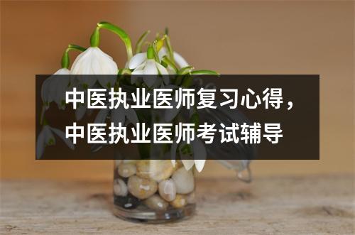 中医执业医师复习心得,中医执业医师考试辅导