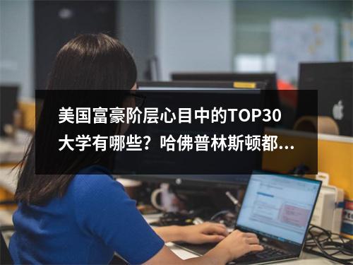 美国富豪阶层心目中的TOP30大学有哪些?哈佛普林斯顿都上不了榜!