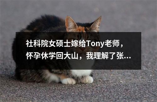 社科院女硕士嫁给Tony老师,怀孕休学回大山,我理解了张桂梅的那声“你给我滚出去”