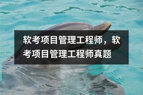 软考项目管理工程师，软考项目管理工程师真题