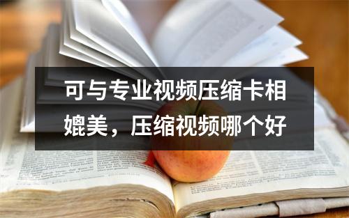 可与专业视频压缩卡相媲美,压缩视频哪个好