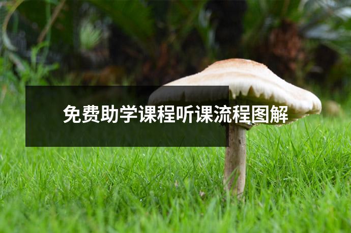 免费助学课程听课流程图解