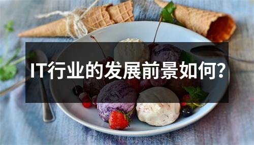 IT行业的发展前景如何?