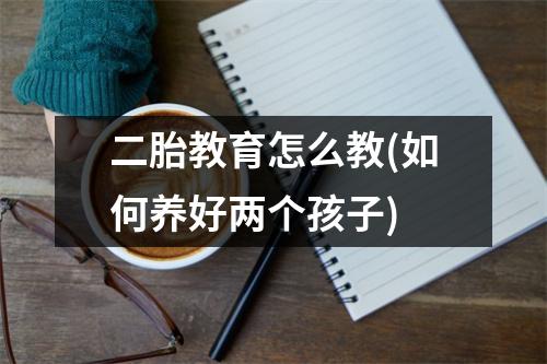 二胎教育怎么教(如何养好两个孩子)