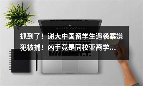 抓到了!谢大中国留学生遇袭案嫌犯被捕!凶手竟是同校亚裔学姐?