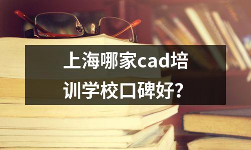 上海哪家cad培训学校口碑好?