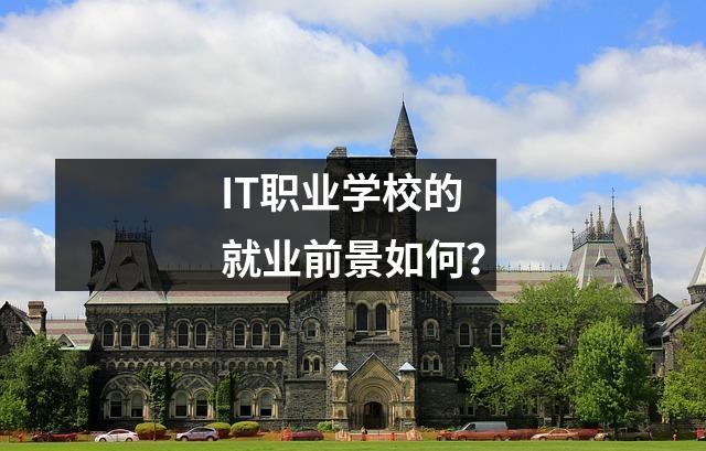 IT职业学校的就业前景如何?