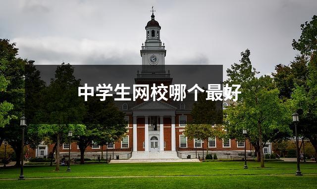中学生网校哪个最好