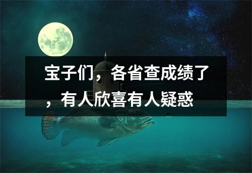 宝子们，各省查成绩了，有人欣喜有人疑惑