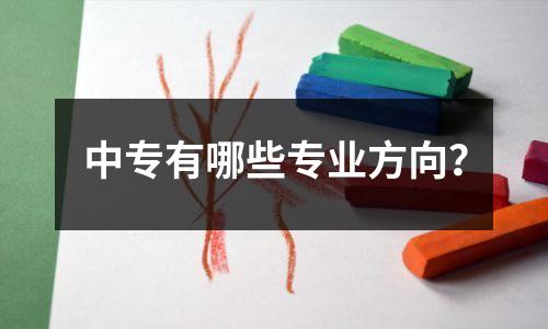 中专有哪些专业方向?