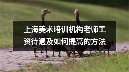 上海美术培训机构老师工资待遇及如何提高的方法