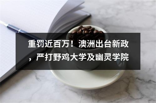 重罚近百万！澳洲出台新政，严打野鸡大学及幽灵学院