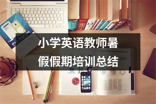 小学英语教师暑假假期培训总结