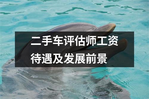 二手车评估师工资待遇及发展前景