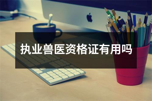执业兽医资格证有用吗