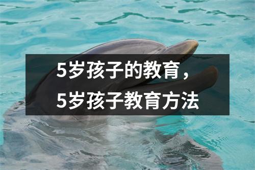 5岁孩子的教育,5岁孩子教育方法