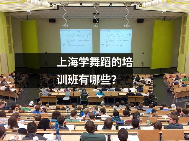 上海学舞蹈的培训班有哪些?