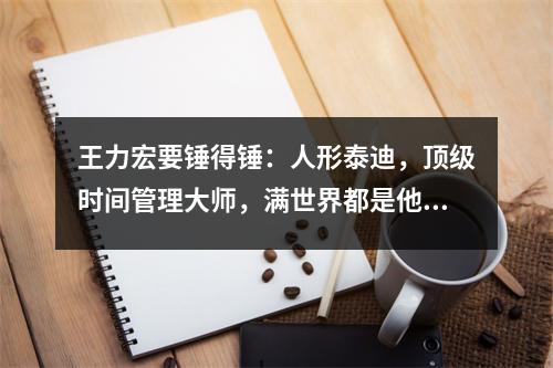 王力宏要锤得锤:人形泰迪,顶级时间管理大师,满世界都是他的花田