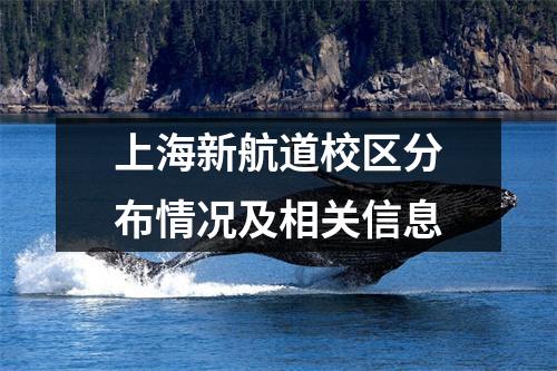 上海新航道校区分布情况及相关信息