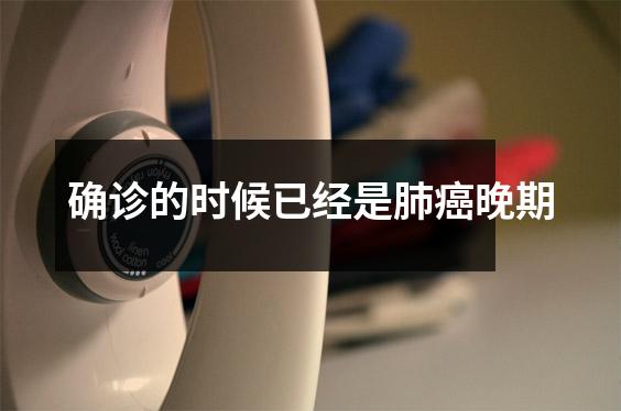 确诊的时候已经是肺癌晚期
