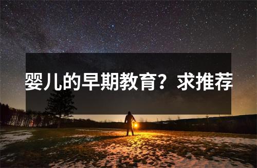婴儿的早期教育?求推荐