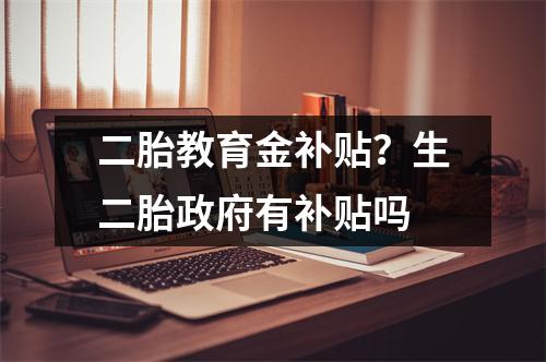 二胎教育金补贴?生二胎政府有补贴吗