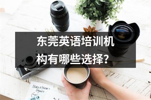 东莞英语培训机构有哪些选择?