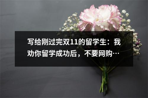 写给刚过完双11的留学生:我劝你留学成功后,不要网购…