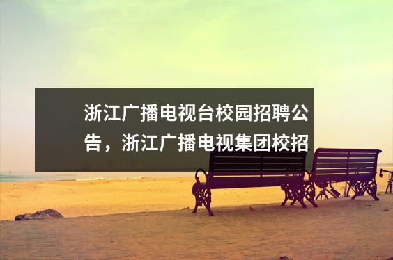 浙江广播电视台校园招聘公告,浙江广播电视集团校招