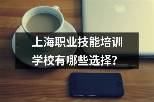 上海职业技能培训学校有哪些选择?