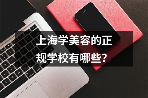 上海学美容的正规学校有哪些?