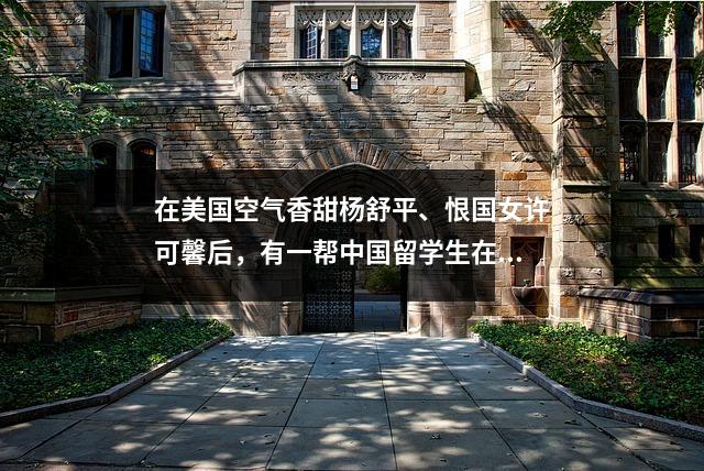在美国空气香甜杨舒平、恨国女许可馨后，有一帮中国留学生在努力弘扬中华文化！