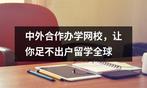 中外合作办学网校,让你足不出户留学全球