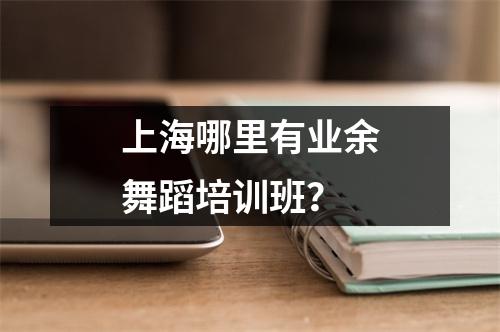 上海哪里有业余舞蹈培训班?