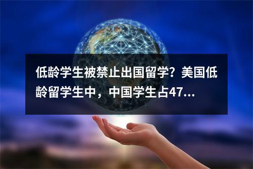 低龄学生被禁止出国留学?美国低龄留学生中,中国学生占47%!