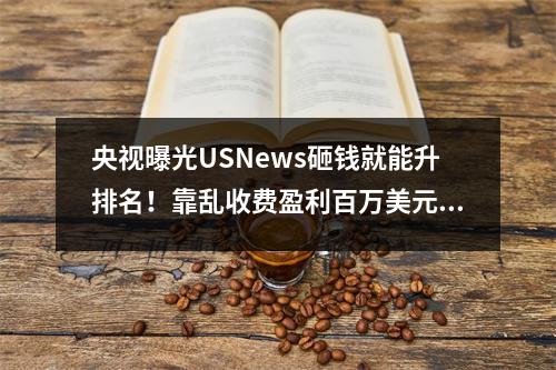 央视曝光USNews砸钱就能升排名!靠乱收费盈利百万美元,世界大学排名还能相信吗?