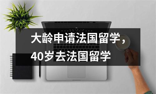 大龄申请法国留学,40岁去法国留学