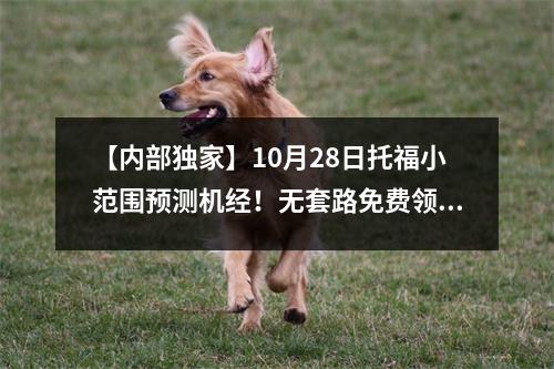 【内部独家】10月28日托福小范围预测机经!无套路免费领取!