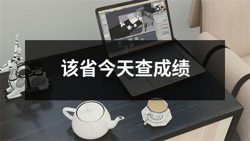 该省今天查成绩