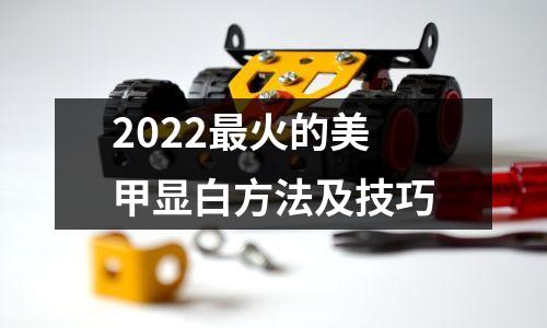 2022最火的美甲显白方法及技巧