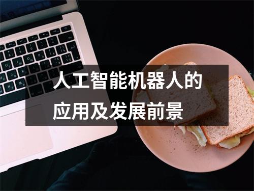 人工智能机器人的应用及发展前景