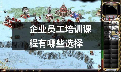 企业员工培训课程有哪些选择