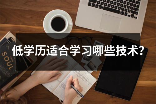 低学历适合学习哪些技术?