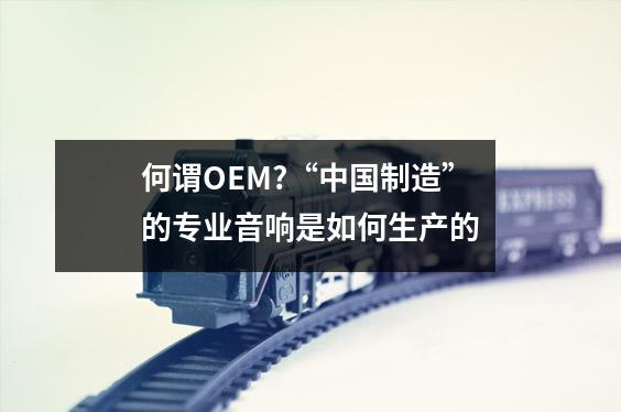 何谓OEM?“中国制造”的专业音响是如何生产的