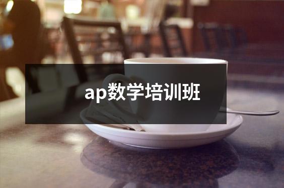 ap数学培训班