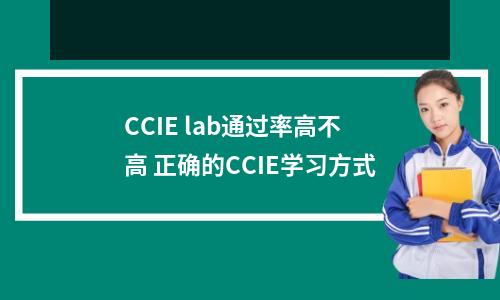 CCIE lab通过率高不高 正确的CCIE学习方式