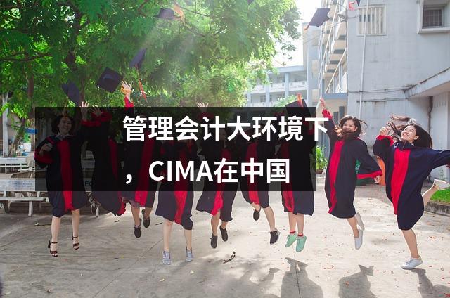 管理会计大环境下,CIMA在中国