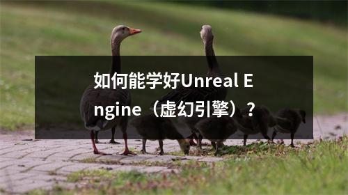 如何能学好Unreal Engine(虚幻引擎)?